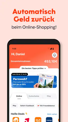 ShopBack. Deine Cashback App! screenshot