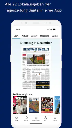 shz E-Paper screenshot
