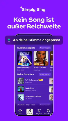 Simply Sing: My Singing App screenshot