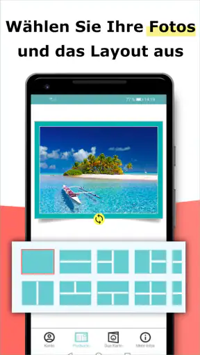 SimplyCards - Postkarten app screenshot