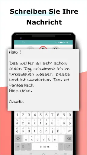 SimplyCards - Postkarten app screenshot
