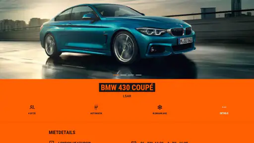 SIXT rent. share. ride. abo. screenshot 11