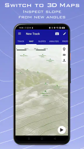 Ski Tracks Lite & Karte GPS screenshot