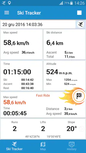 Skifahren - Ski Tracker screenshot