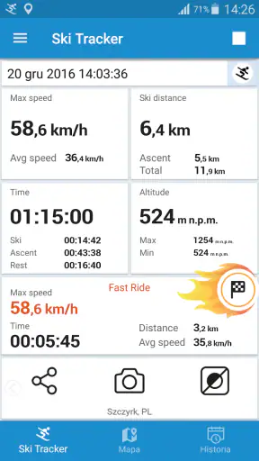 Skifahren - Ski Tracker screenshot