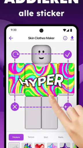 Skins, Kleidung Mod für Avatar screenshot