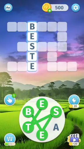 Sky Words: Kreuzworträtsel screenshot