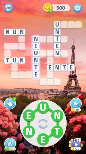 Sky Words: Kreuzworträtsel screenshot
