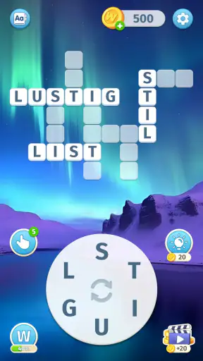 Sky Words: Kreuzworträtsel screenshot