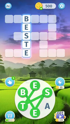Sky Words: Kreuzworträtsel screenshot