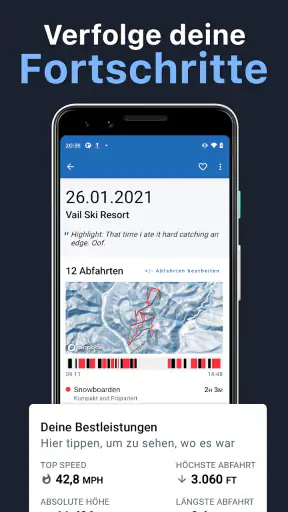 Slopes: Ski & Snowboard Fahren screenshot