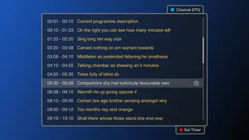 Smart IPTV screenshot