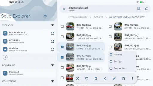 Solid Explorer Dateimanager screenshot