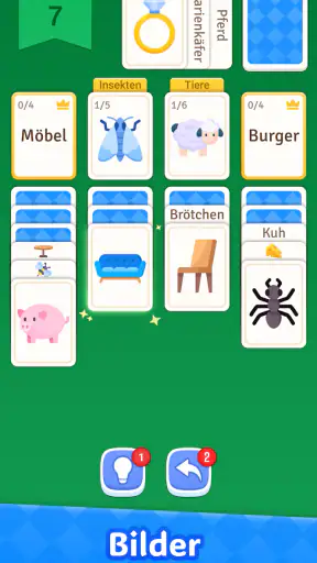 Solitaire Associations: Words screenshot