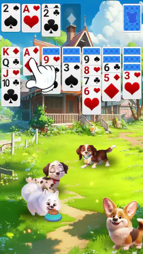 Solitaire: Haustierstadt screenshot 12