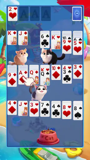 Solitaire: Haustierstadt screenshot
