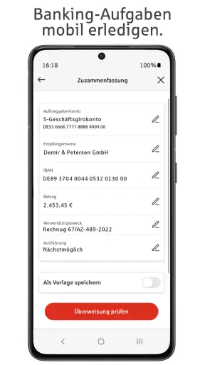 Sparkasse Business screenshot 2
