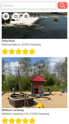 Spielplatztreff App screenshot