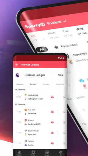 SportyTV: Live Scores & News screenshot
