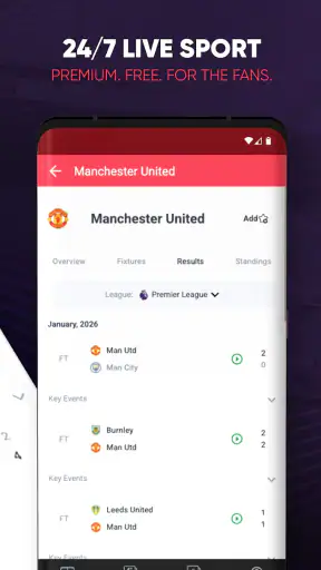 SportyTV: Live Scores & News screenshot