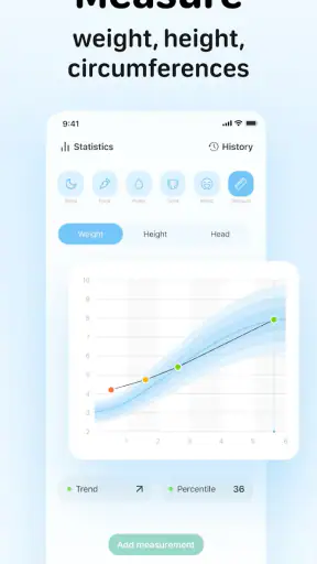 Sprouty: Baby Wachstum Tracker screenshot
