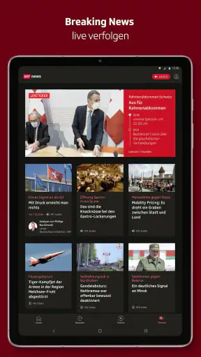SRF News - Nachrichten screenshot 12