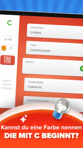 Stadt Land Fluss - Wörterspiel screenshot 10