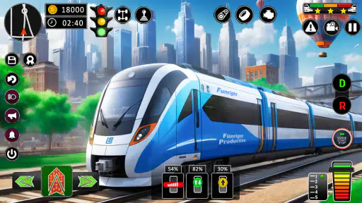 Stadt Zug sim- Zug Spiele 3d screenshot