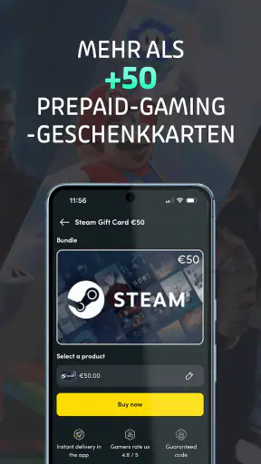 Startselect: Geschenkkarten screenshot
