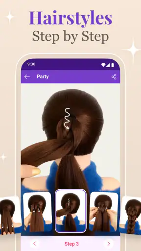 Frisuren app screenshot