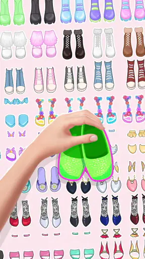 Sticker Puppe DIY-Anziehspiel screenshot