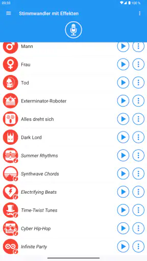 Stimmwandler mit Effekten screenshot 12