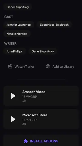 Stremio screenshot