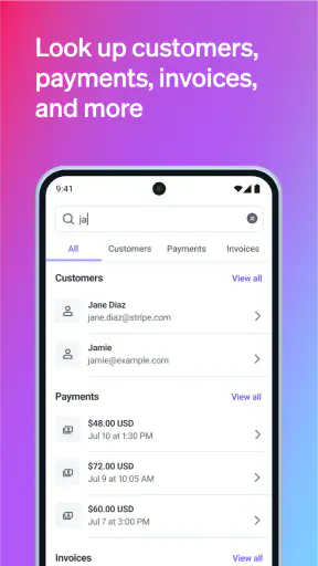 Stripe Dashboard screenshot