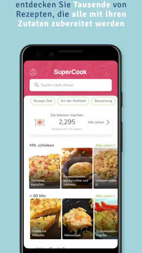 Supercook-Rezeptgenerator screenshot