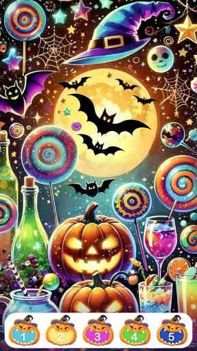 Süße Halloween-Farbe screenshot 12