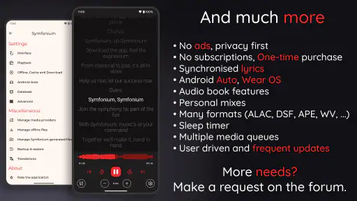 Symfonium: Musik-Player screenshot