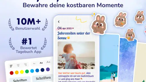 Tagebuch Journal mit Passwort screenshot