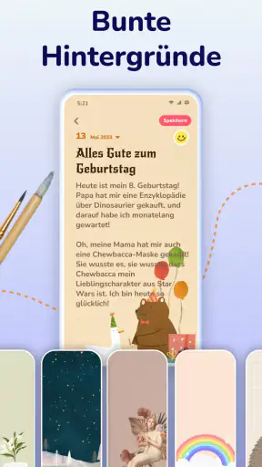 Tagebuch Journal mit Passwort screenshot