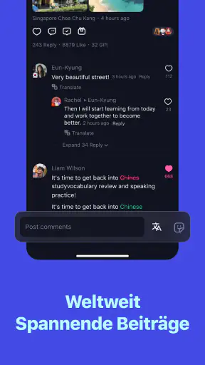 Talkin: Globale Freunde & Chat screenshot