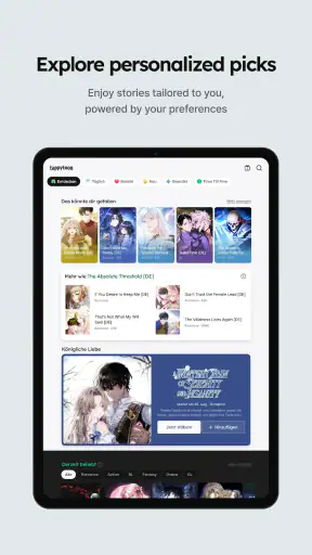 Tappytoon Comics & Webtoons screenshot 9