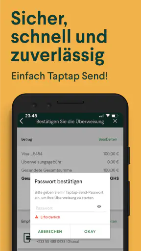 Taptap Send: Geld Senden screenshot