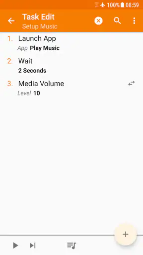 Tasker screenshot