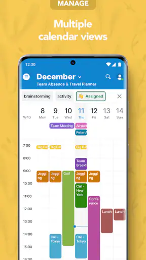 Teamup Kalender screenshot