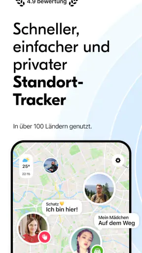 Teem - Live Standort Finder screenshot