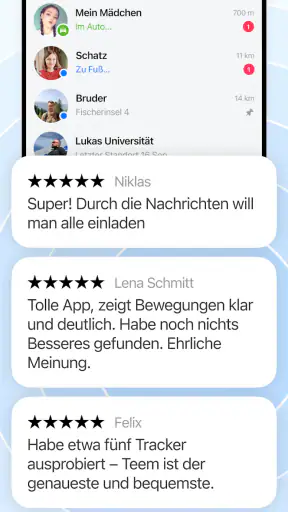 Teem - Live Standort Finder screenshot