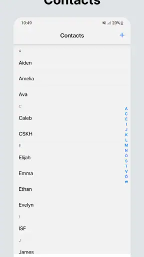 Telefon screenshot