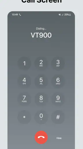 Telefon screenshot
