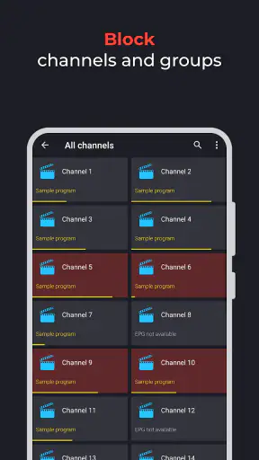 Televizo - IPTV player screenshot