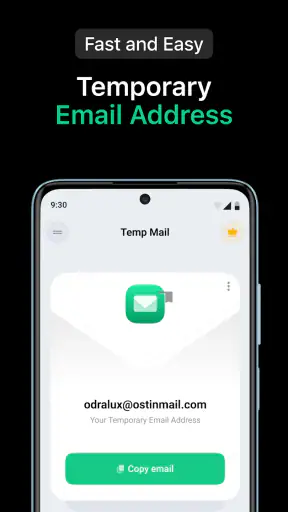 Temp Mail - Temporäre E-Mail screenshot
